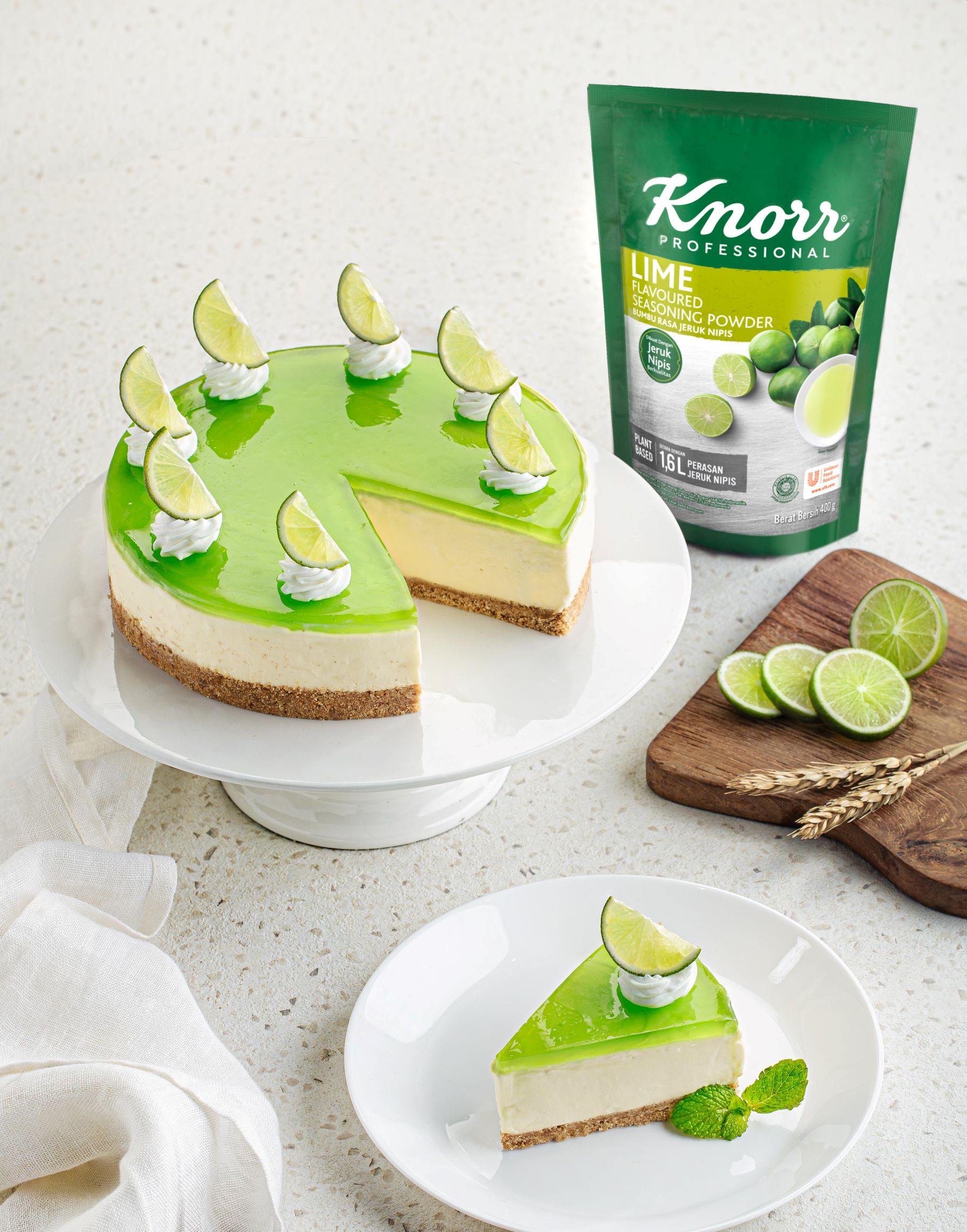 Lime Cold Cheese Cake